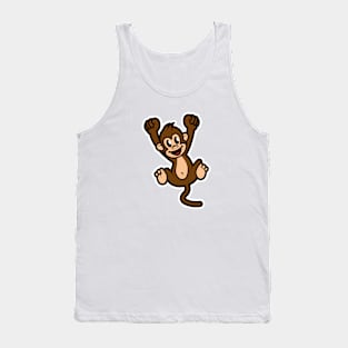 Monkey - Cartoon Island - Cartoon Animals Tank Top